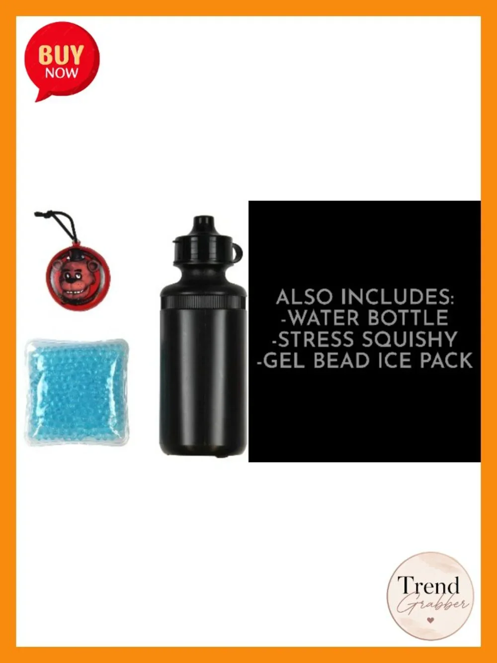 Five Nights at Freddy's Backpack Lunch Kit with Water Bottle - Bioworld